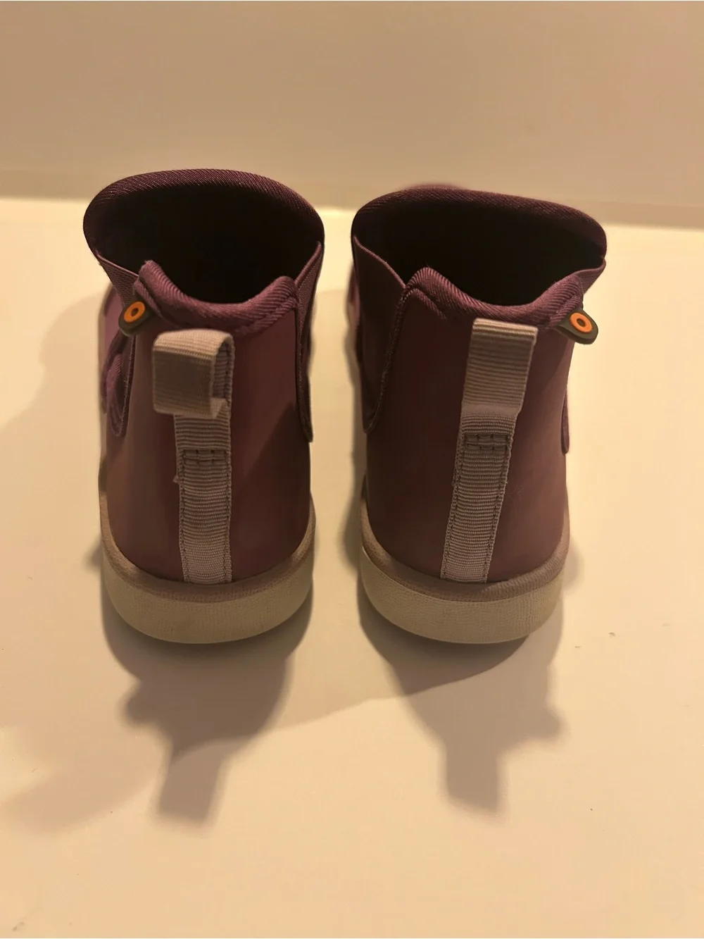 BOGS Size 13 Little Girl Purple Kicker Chelsea Water Resistant Boot Violet